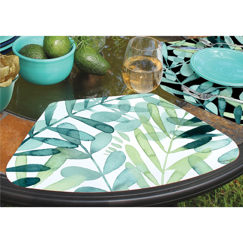 Bayou Breeze Rollins Floral Wedge Placemat & Reviews Wayfair